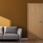 Innentür mit Zarge / Eiche längs / naturlackiert