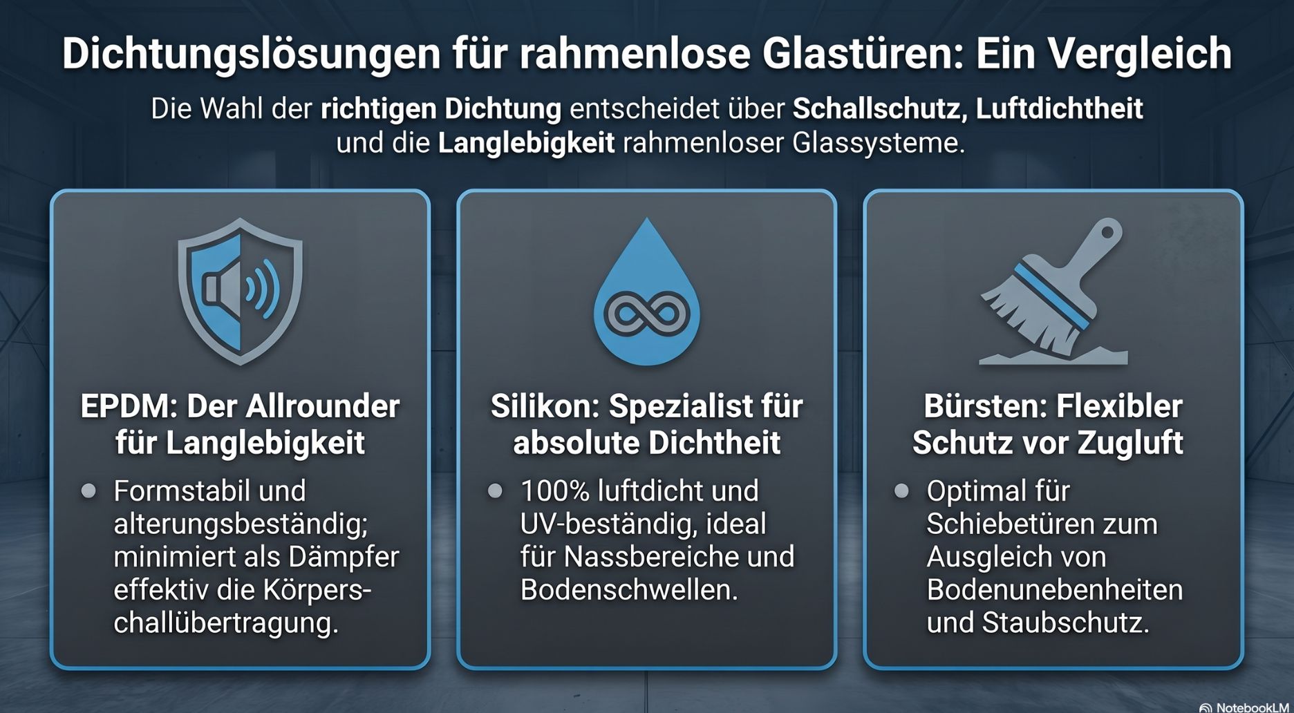 Grafik Dichtungslösungen
